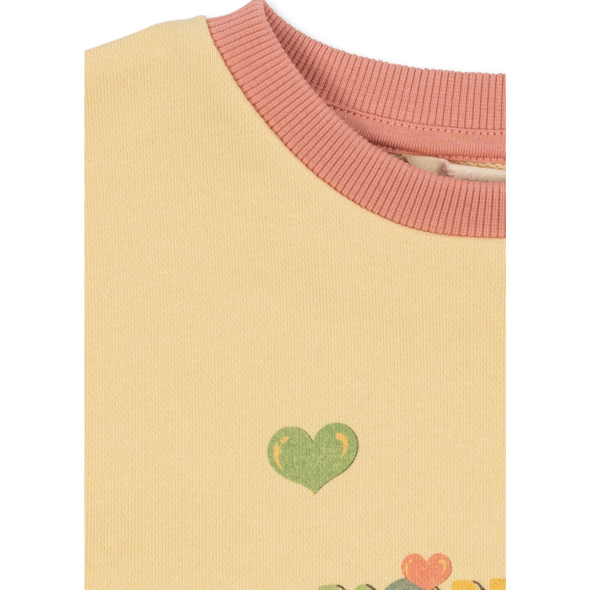 Konges Sløjd Banana Crepe Spotty Frill Sweat Gots