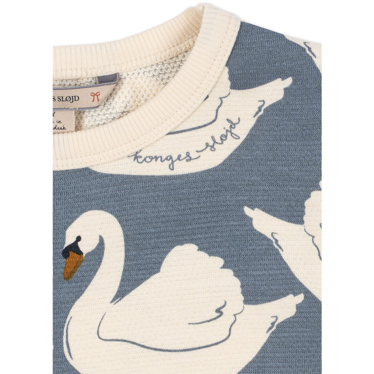 Konges Sløjd Swan Loupy Print Sweat Kjole Gots