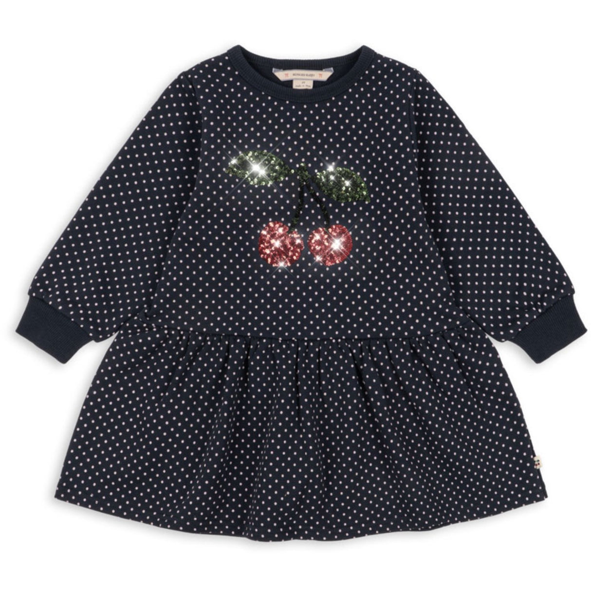 Konges Sløjd Dot Tout Petite Lou Dot Paljet Sweat Kjole Gots