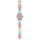 Konges Sløjd Rainbow Glitter Kids Klokke Rainbow