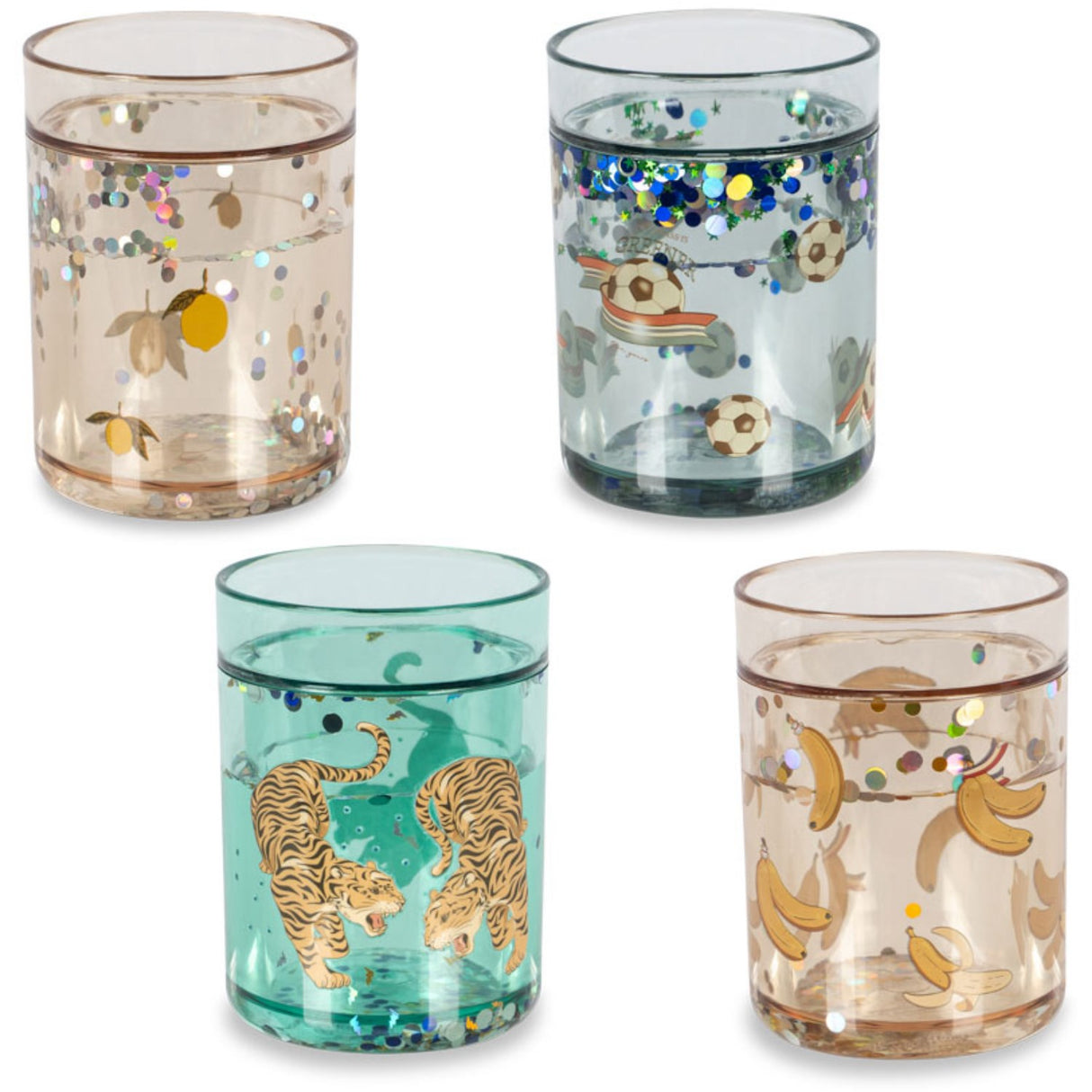 Konges Sløjd Multi 4 Pakke Glitter Kopper