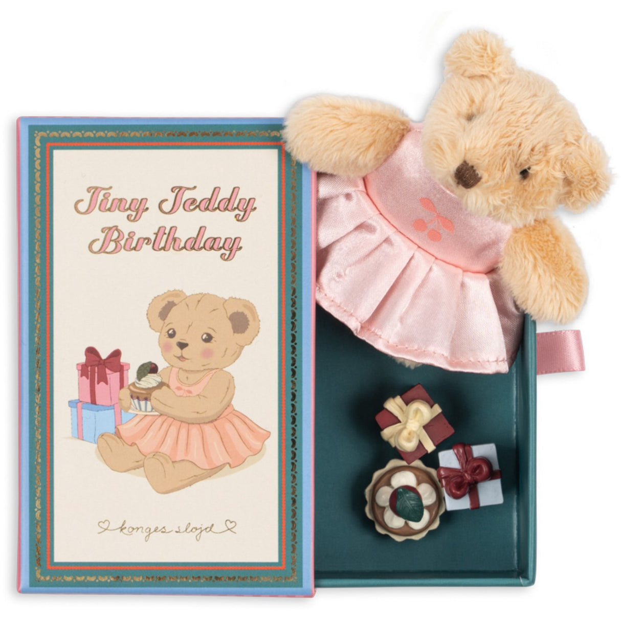 Konges Sløjd Cherry Tiny Teddybjørn Birthday