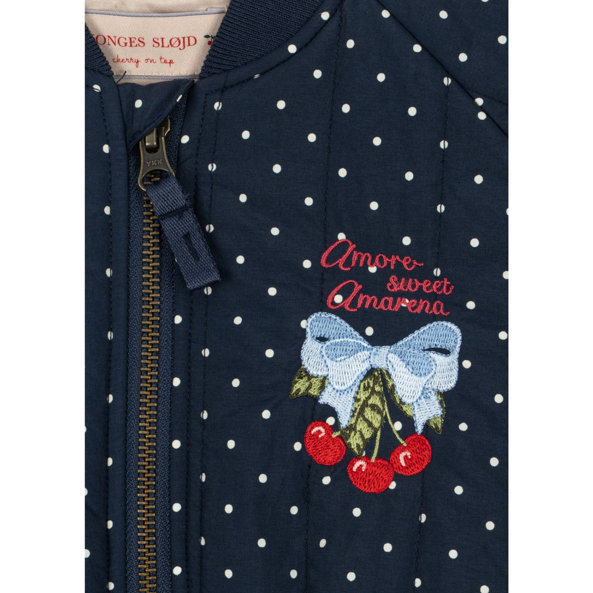 Konges Sløjd Dot Nuit Petite Juno Printed Dot Bomber Jakke
