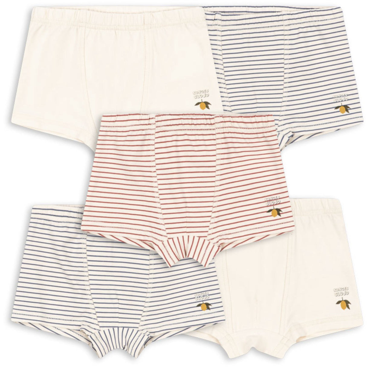 Konges Sløjd Boy Mix Pack Basic 5 Pakke Boy Underbukser Gots
