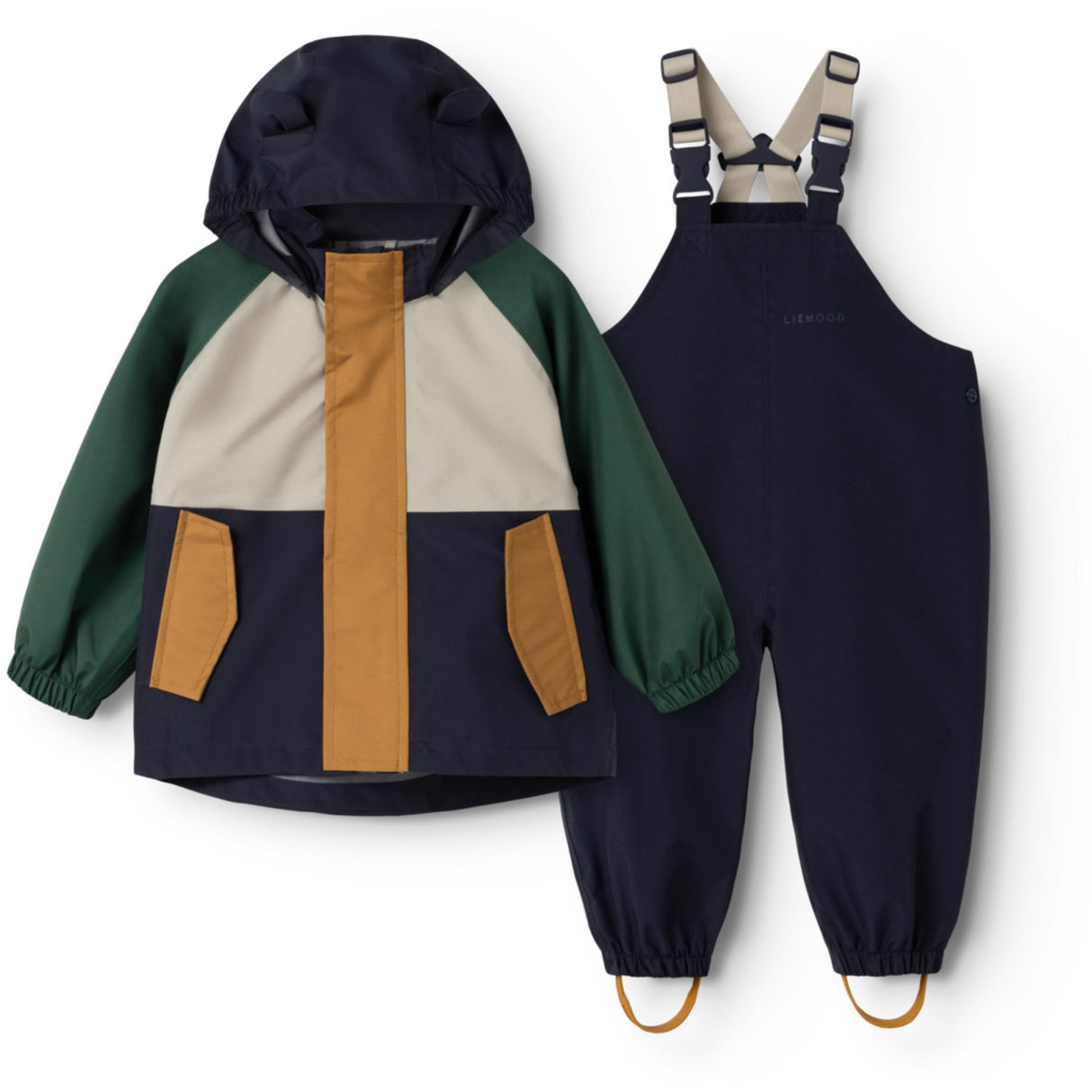 LIEWOOD Garden Green Multi Mix Manu Regntøy Sett