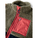 LIEWOOD Army Brown Multi Mix Nolan Pile Jakke