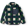 LIEWOOD Mega Check / Bright Garden Nolan Pile Jakke