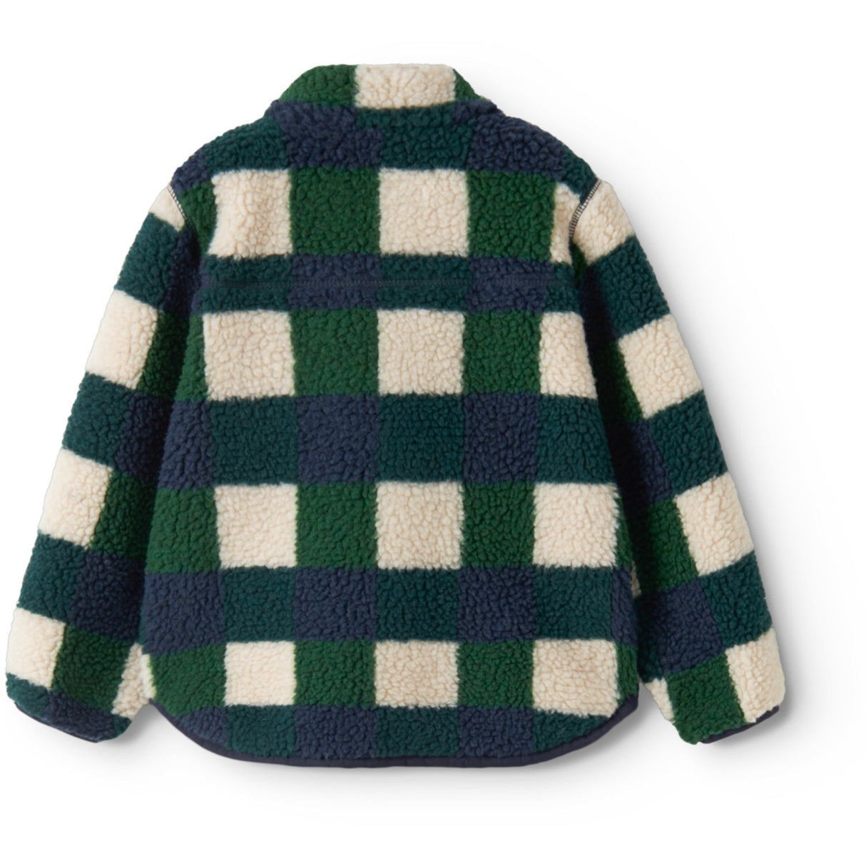 LIEWOOD Mega Check / Bright Garden Nolan Pile Jakke