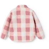 LIEWOOD Mega Check / Rose Blush Nolan Pile Jakke