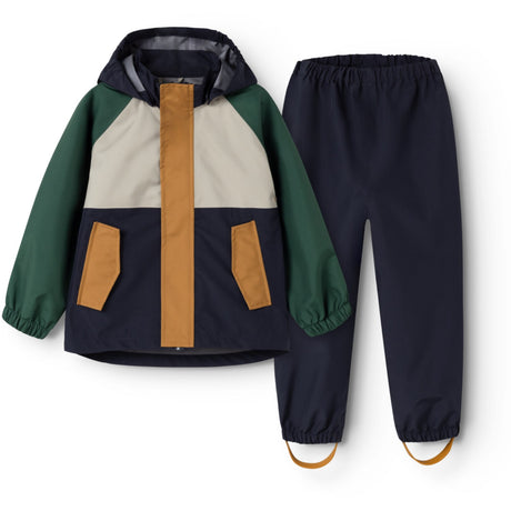 LIEWOOD Garden Green Multi Mix Pedia Regntøy Sett