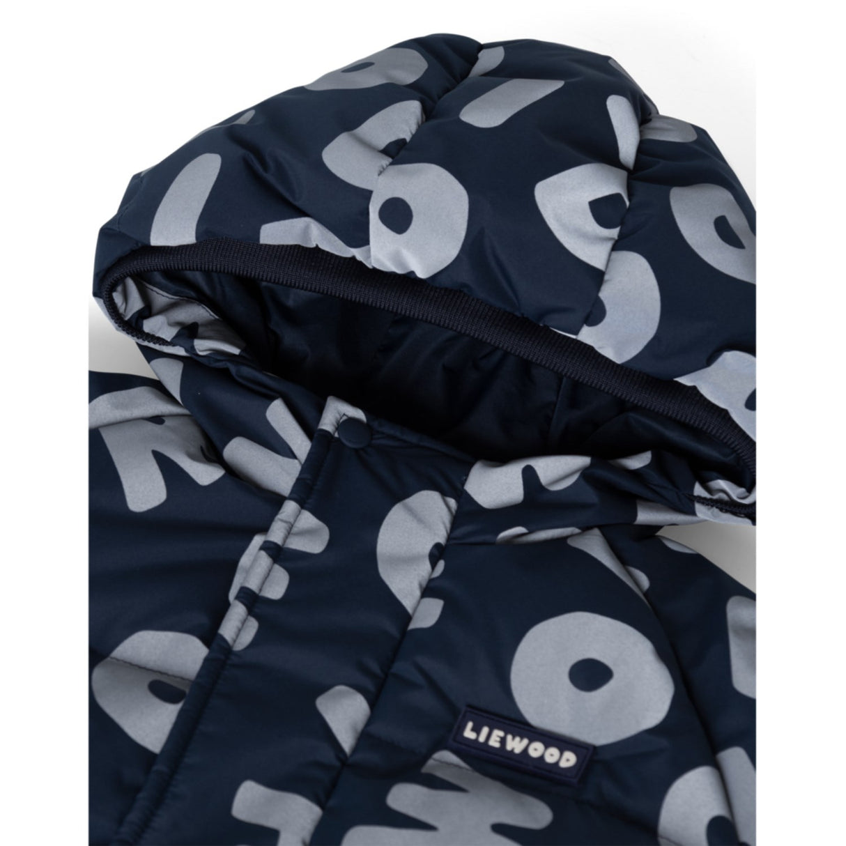 LIEWOOD Letters / Classic Navy Adelina Reflective Down Jakke