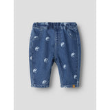 Lil'Atelier Dark Blue Denim Nbmlivo Loose Jeans 2001-Se Lil
