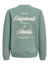 Jack & Jones Junior Laurel Wreath Jornorrebro Typo Back Sweat Cn Jnr