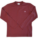 C.P. Company Borgogna Red Long Ermer T-Shirt