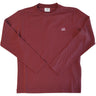 C.P. Company Borgogna Red Long Ermer T-Shirt