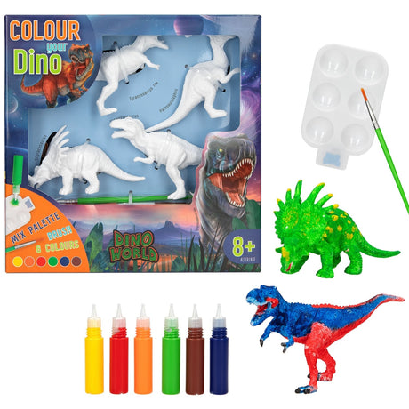 Dino World + Action DIY Colour Your Dino