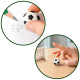 Dino World + Action Football Eraser Sett