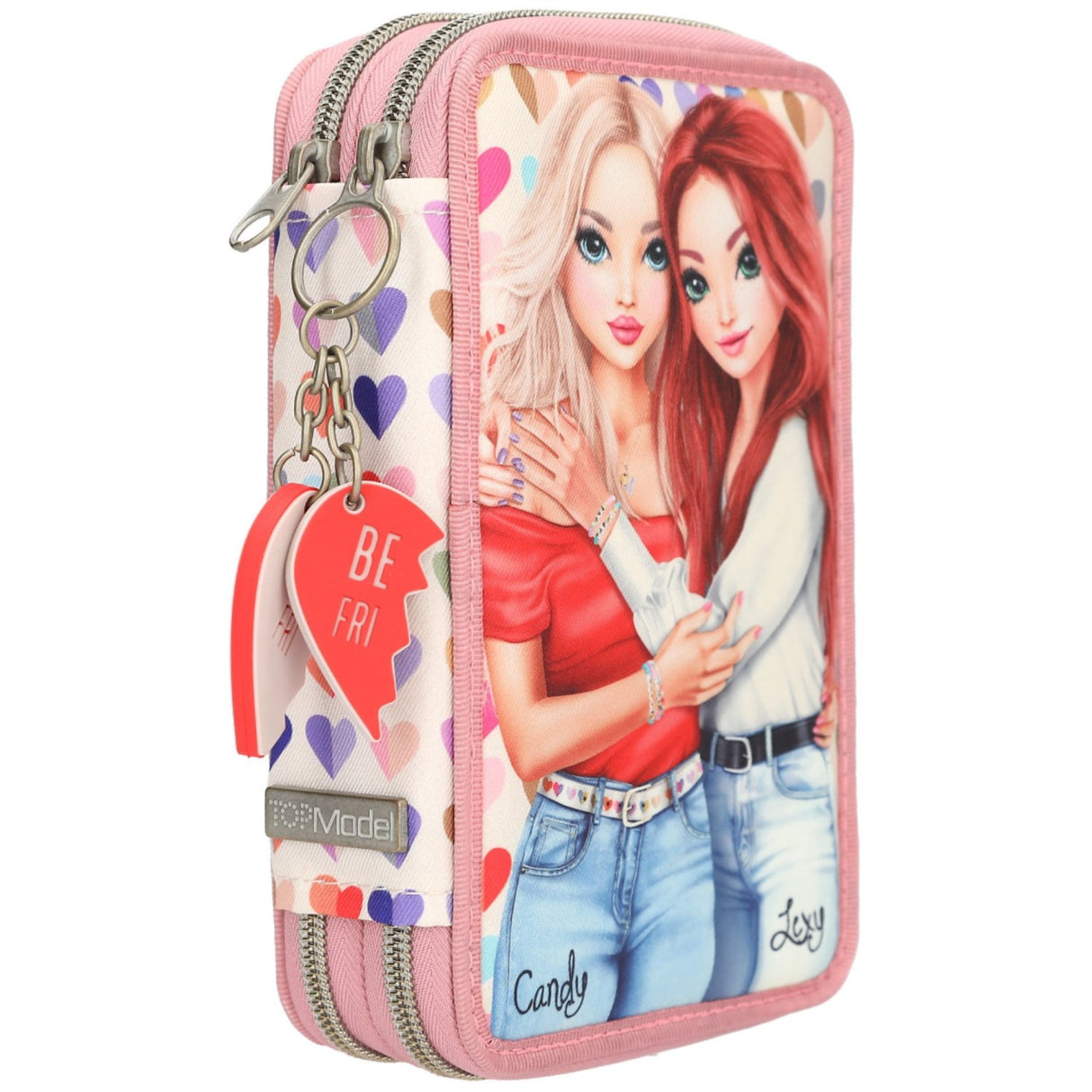 TOPModel Heart To Heart Dobbel Pencil Case