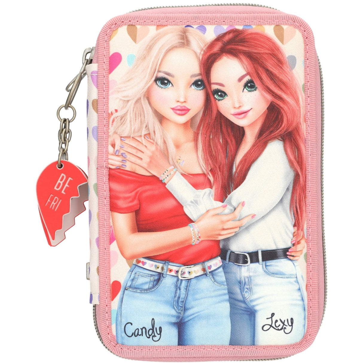 TOPModel Heart To Heart Dobbel Pencil Case