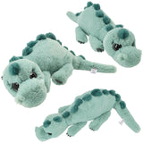 Dino World + Action Light Green Plys Dino Lying 50 Cm