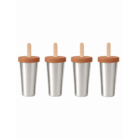 Haps Nordic Terracotta Ice Lolly Makers 4-Pakke