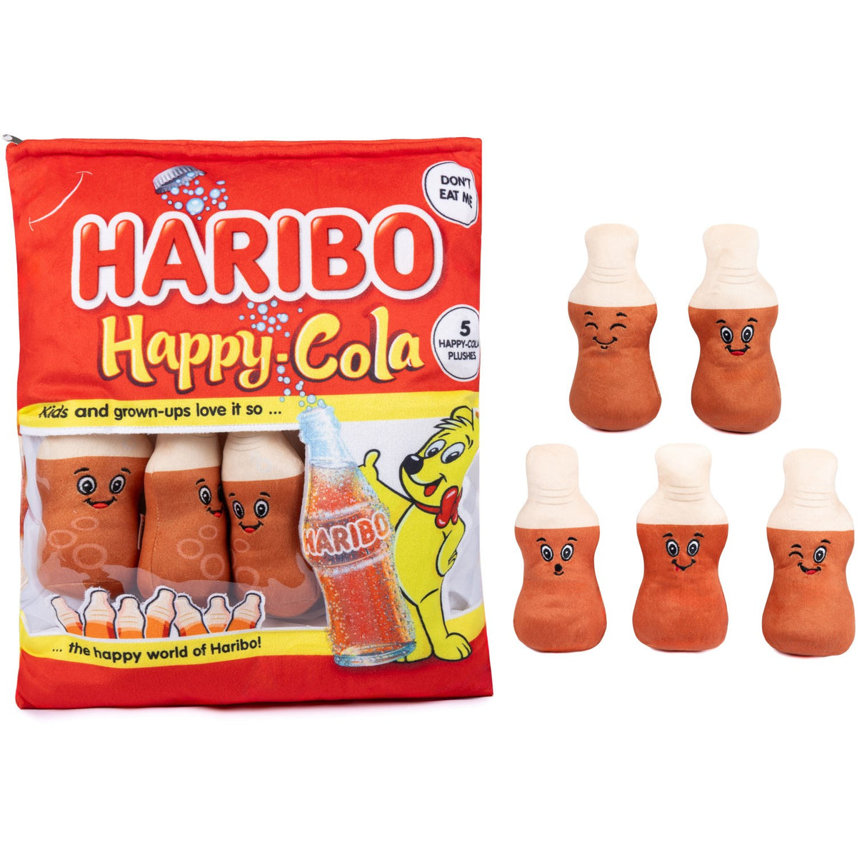 Haribo Plys Snack Veske Cola Bottles