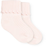 MarMar Rosa Newborn Strømper Scallop 2-pack Strømper