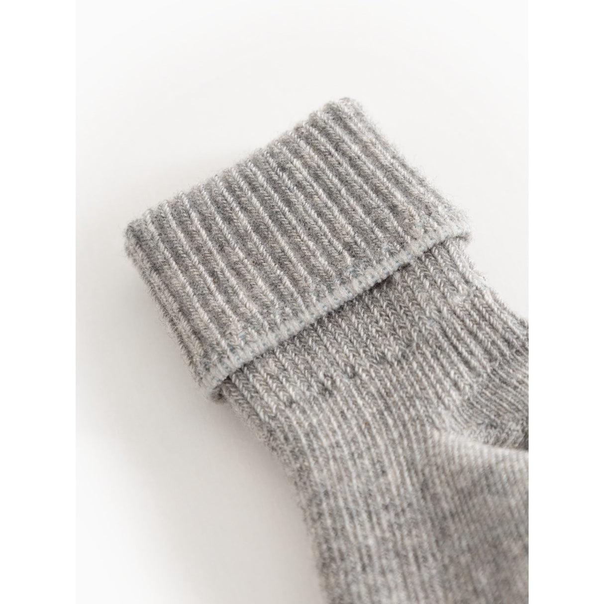 MarMar Light Grey Melange Newborn Strømper 2-pack Strømper
