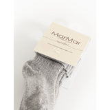 MarMar Light Grey Melange Newborn Strømper 2-pack Strømper