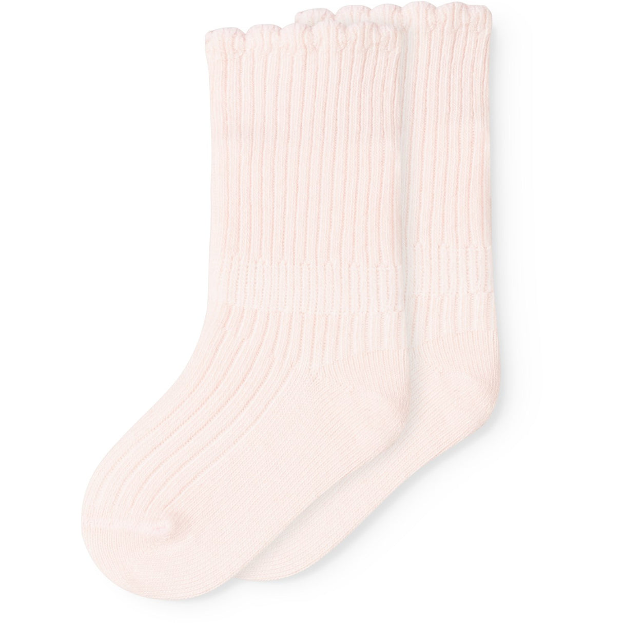 MarMar Rosa Newborn Strømper Scallop 2-pack Strømper