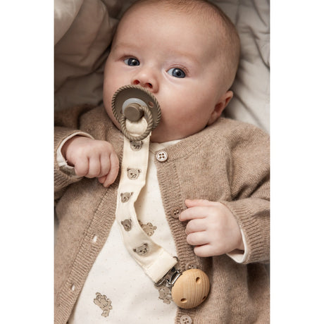 MarMar Crispy Poplin Teddybears Emb. Alo Embroidery Smokk Clip