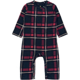 THE NEW Siblings Navy Blazer Check Tnsbholiday Tartan L_S Buksedrakt