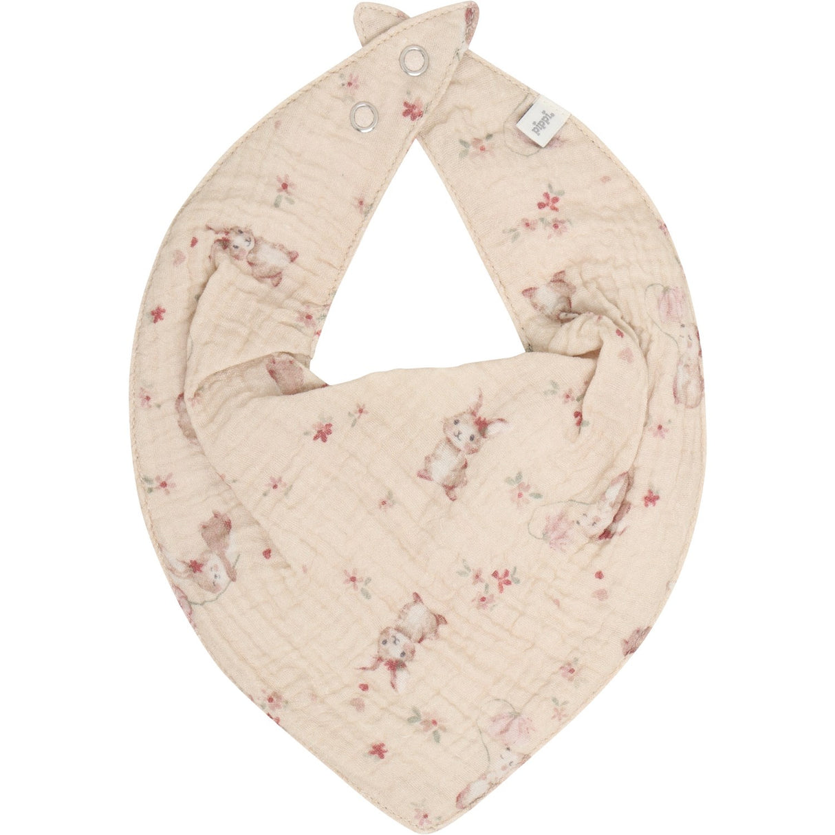 Pippi Rose Tan Smekke Muslin M/ Aop (2-Pack)