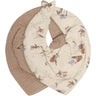 Pippi Mocha Meringue Smekke Muslin M/ Aop (2-Pack)