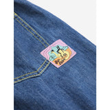 Bobo Choses Midnight Blue Taxi Saurus Tag Denim Bukser