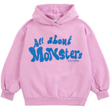Bobo Choses Pink All About Monsters Hettegenser