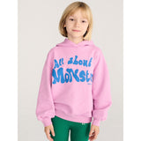 Bobo Choses Pink All About Monsters Hettegenser