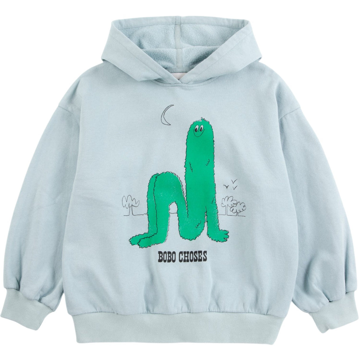 Bobo Choses Light Blue Long Puff Hettegenser