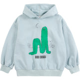 Bobo Choses Light Blue Long Puff Hettegenser