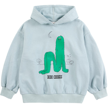Bobo Choses Light Blue Long Puff Hettegenser