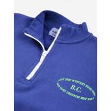 Bobo Choses Navy Blue Mystery Bc Half Zipped Collegegenser