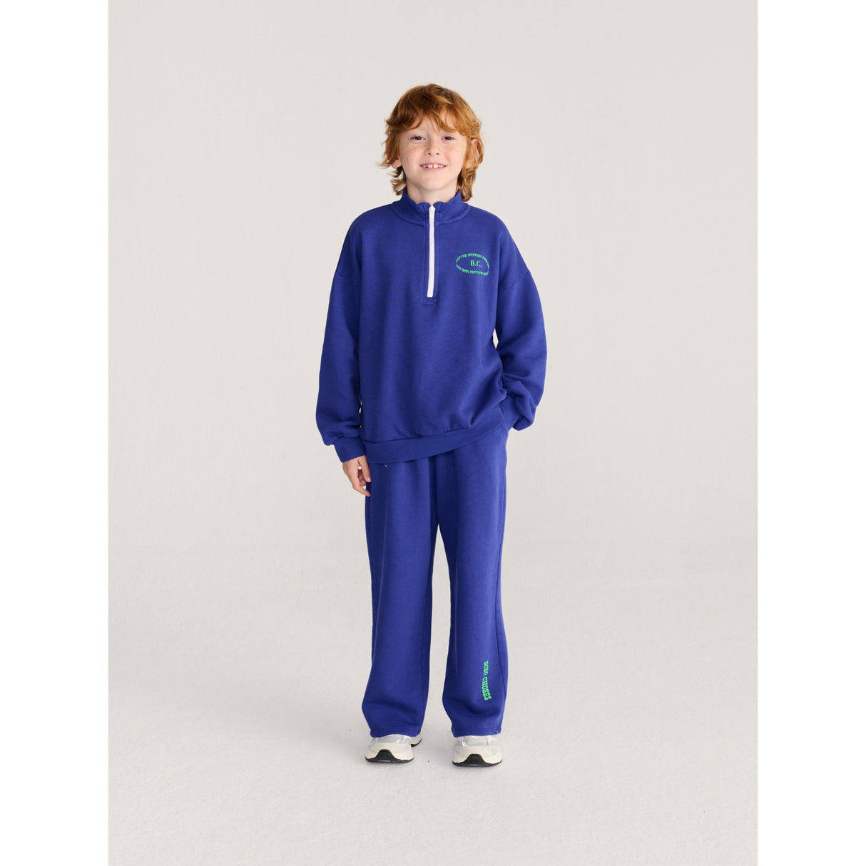 Bobo Choses Navy Blue Mystery Bc Half Zipped Collegegenser