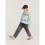 Bobo Choses Light Blue Booty Ghosts Collegegenser