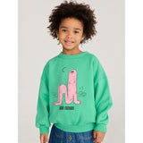 Bobo Choses Green Long Puff Collegegenser