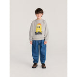 Bobo Choses Light Heather Grey Bigtooth Lemon Collegegenser