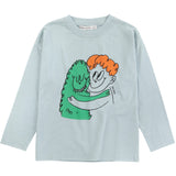 Bobo Choses Light Blue Hug Hairy Monster T-Shirt
