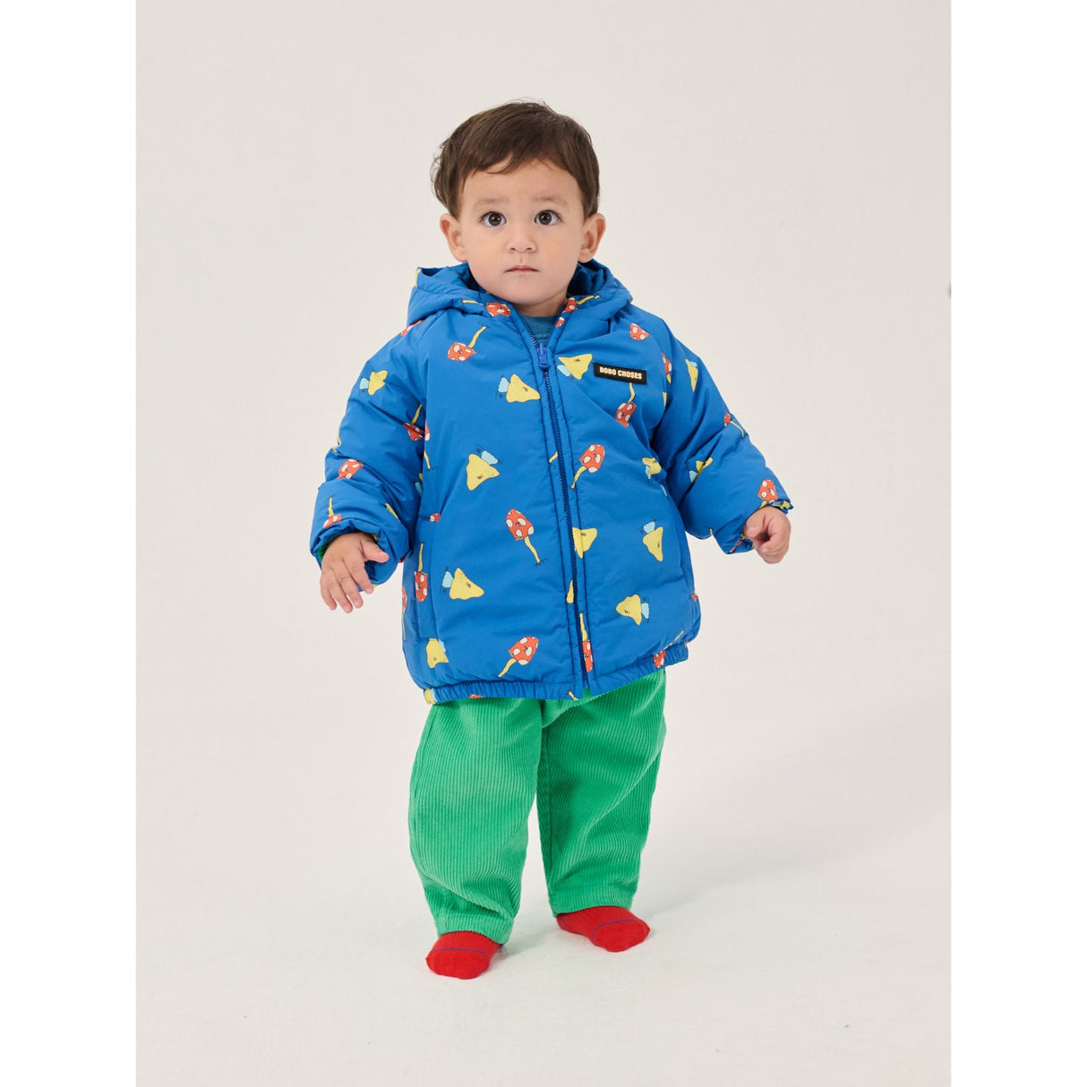 Bobo Choses Green Mush Monsters Duo Corduroy Bukser