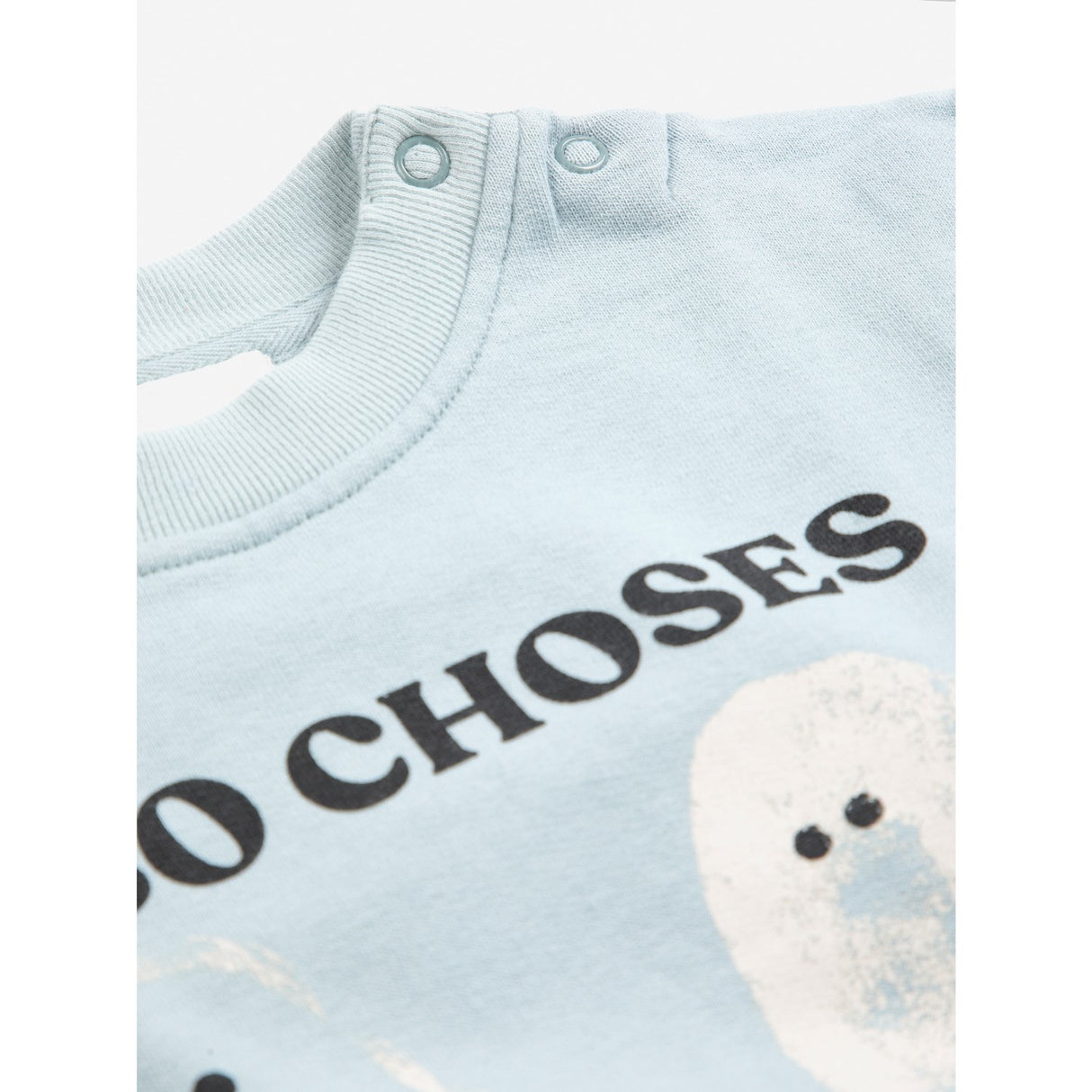 Bobo Choses Light Blue Booty Ghosts Collegegenser