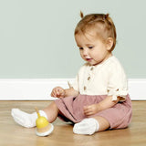 GObabyGO Bamboo Sokker Antislip Offwhite
