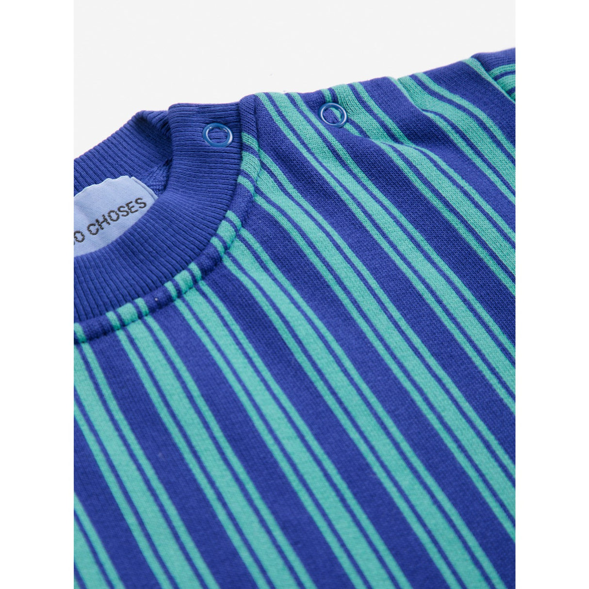 Bobo Choses Blue Booo Bo Choses Tag Stripes Collegegenser
